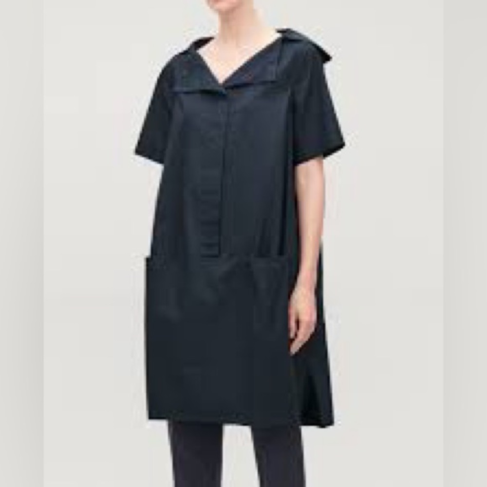 COS Dark Gray Short-Sleeve Jacket